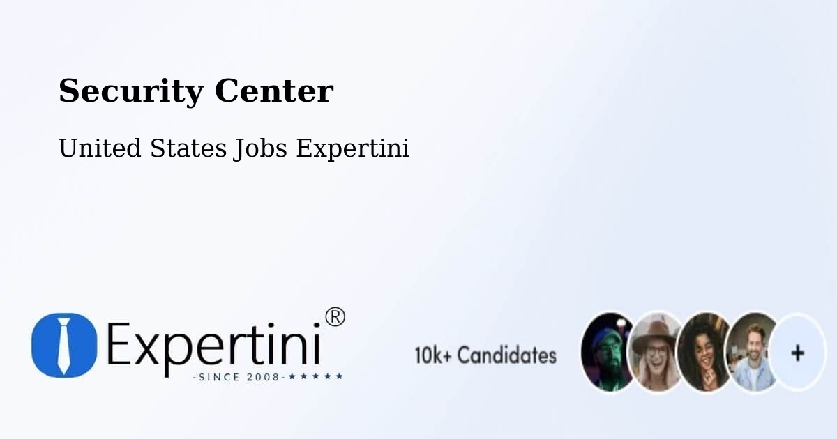 Security Center - United States Jobs Expertini